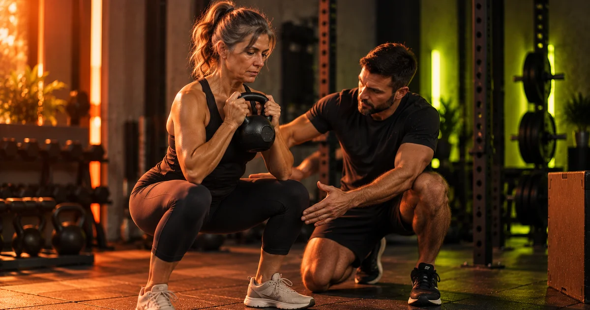 Entrenamiento de fuerza después de los 40